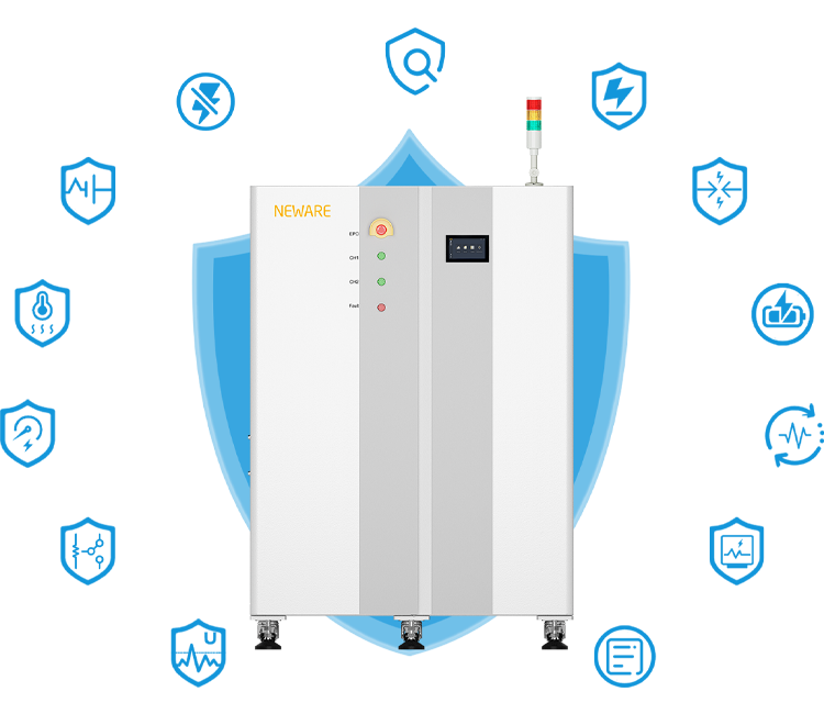 安全保護の限りがない　CE-6000 Pack Testing System