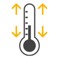 ≤1℃（空载稳定温度）