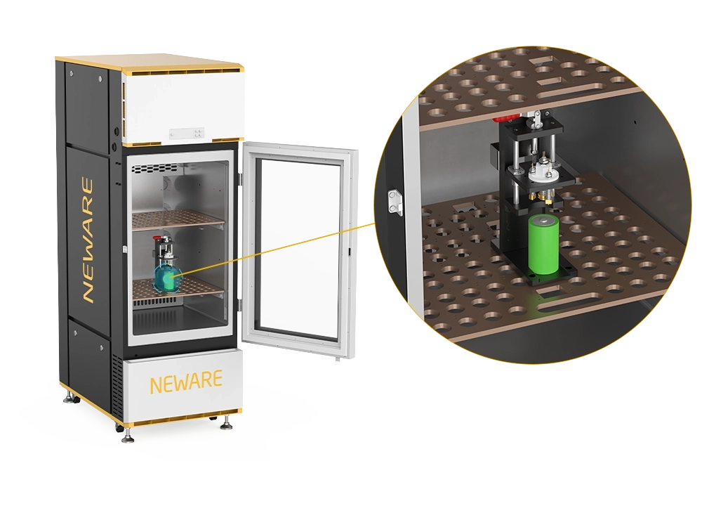 NEWARE-PJ-RY-20A-Battery holder-Battery test-Battery clamp，clamps are seamlessly integrated with charge and discharge testing equipment or integrated systems for electrochemical performance testing of cylindrical battery cells