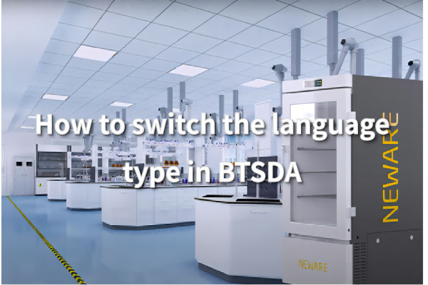 BTSDA에서 언어를 전환하는 방법