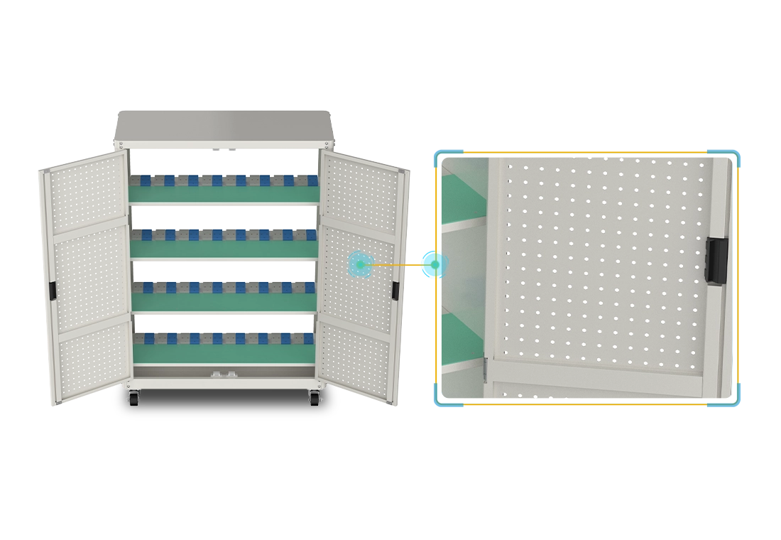 NEWARE pouch cell rack is equipped with ventilation holes. The insulated tray is made of green epoxy board, ensuring high temperature resistance and corrosion protection