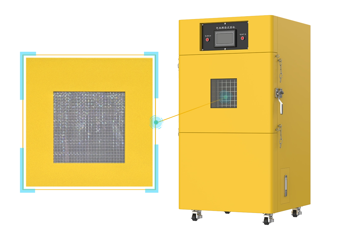 [w]Massive transparent panel, instant view of product condition.Battery Combustion Tester 6008C NEWARE