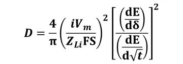 The solution of Fick's Second Law for the diffusion coefficient D The solution of Fick's Second Law for the diffusion coefficient D